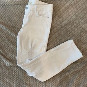 Love Fire White Jean Capri